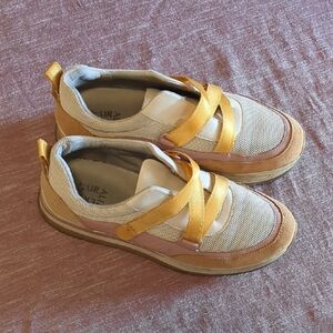 Naturalizer Remy Leather Sneakers Comfort Brown Mauve Women's Size 10Wide